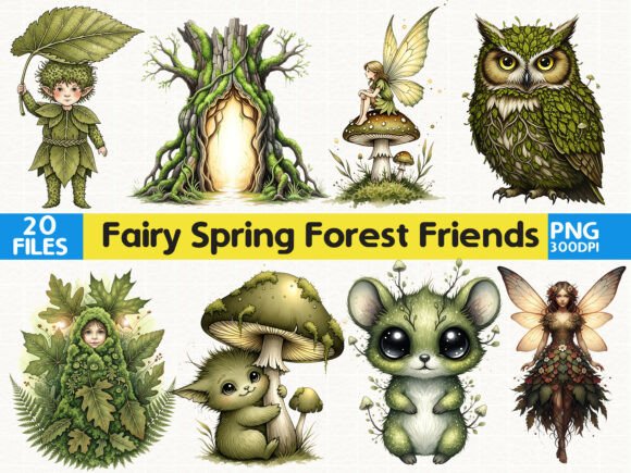 Download Magical Forest Friends Cute Animals Png - Cute animals Collection