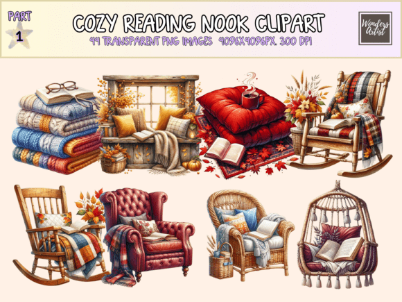 Download Cozy Reading Nook Clipart - Reading nook Collection