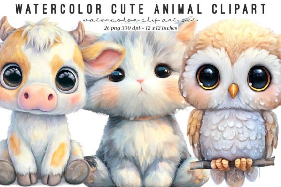 Download Cute Animals Png Bundle - Cute animals Collection
